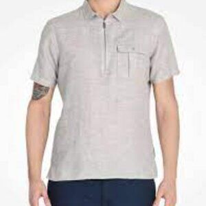 AX ARMANI EXCHANGE Linen Blend Shirt